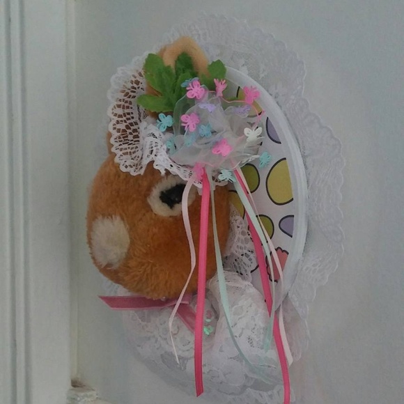Hand Made Other - Faux Taxidermy Girls Room Rabbit Wall Art